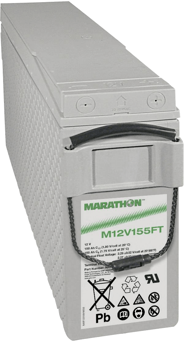 GNB Marathon M12V155FT Lead-Acid Storage Battery