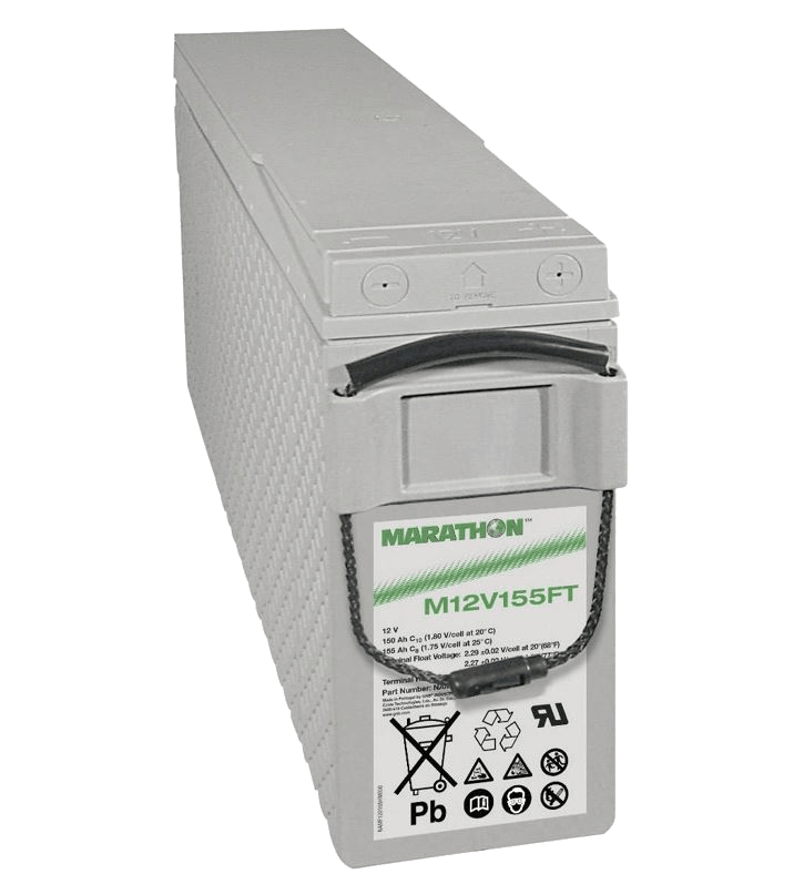 GNB Marathon M12V155FT Lead-Acid Storage Battery