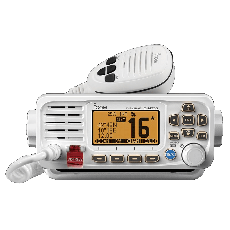 Icom IC-M330GE VHF Marine Transceiver in White