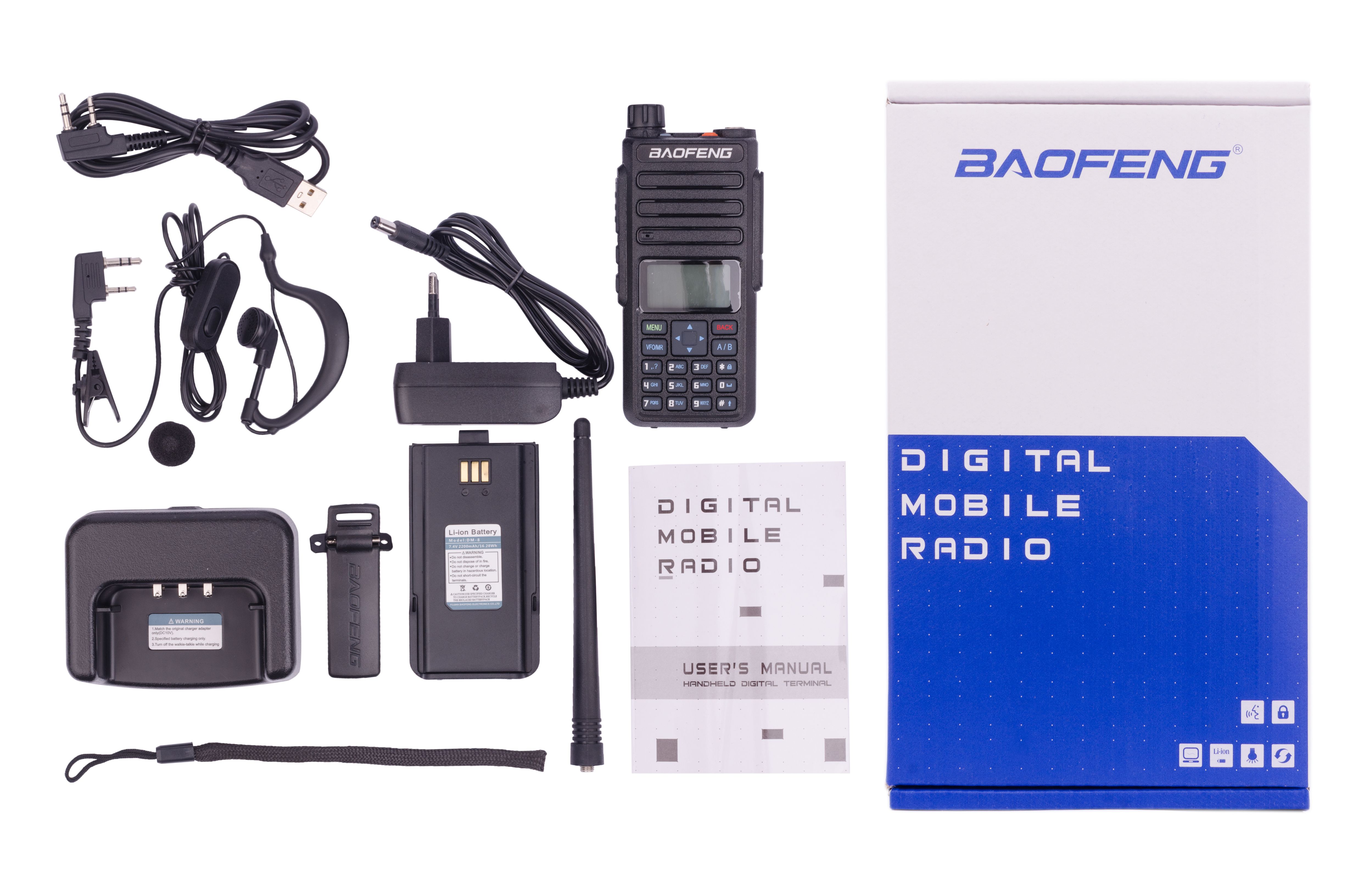 Цифрова DMR-радіостанція Baofeng DM-1801