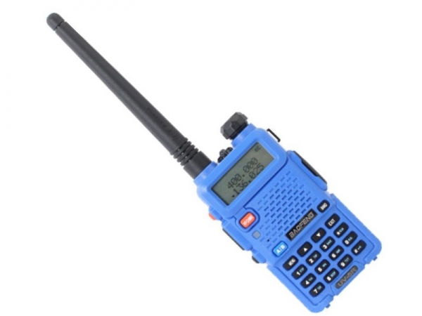 Комплект Baofeng UV-5R Blue + Гарнитура Baofeng c кнопкой РТТ