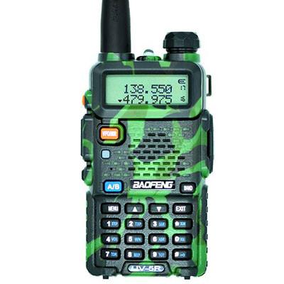 Комплект Baofeng UV-5R CAMO + Гарнітура Baofeng з кнопкою РТТ