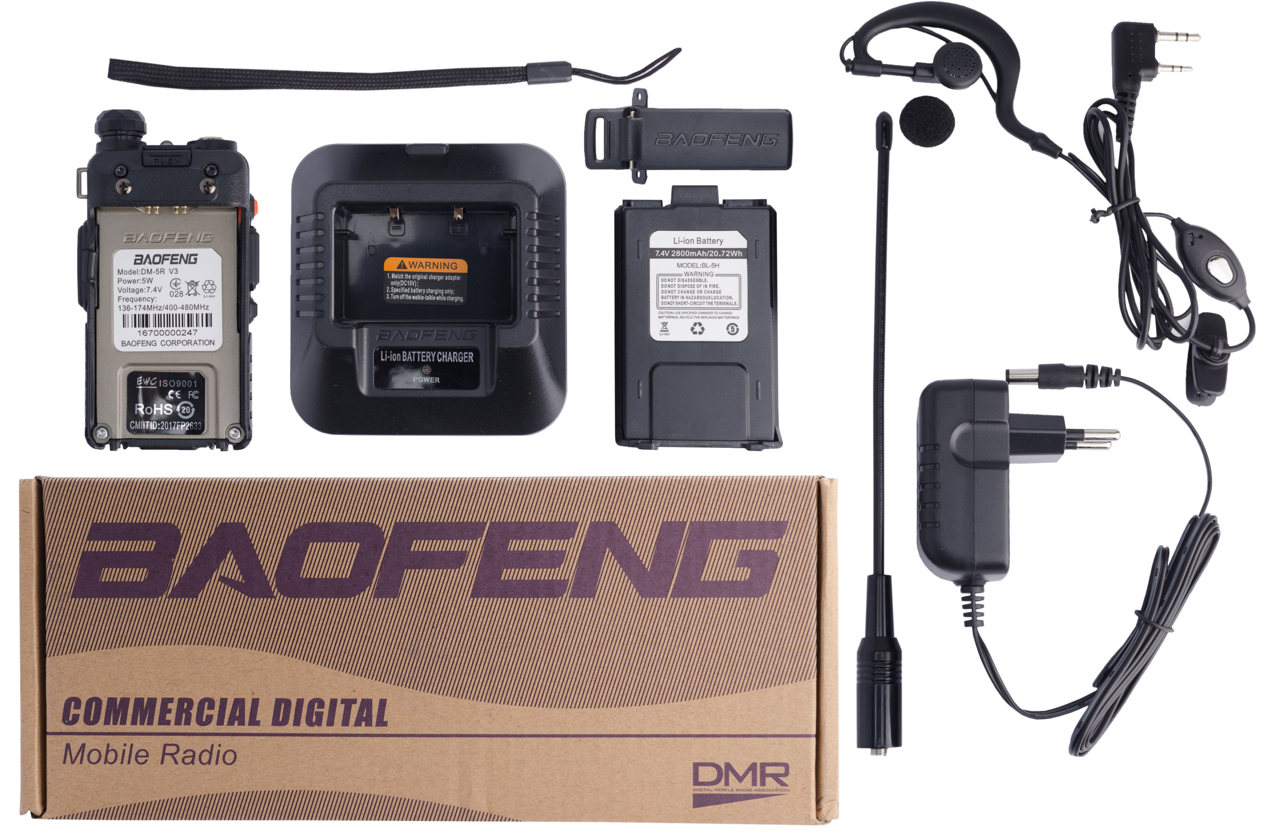 Baofeng DM-5R V3 DMR Portable Radio