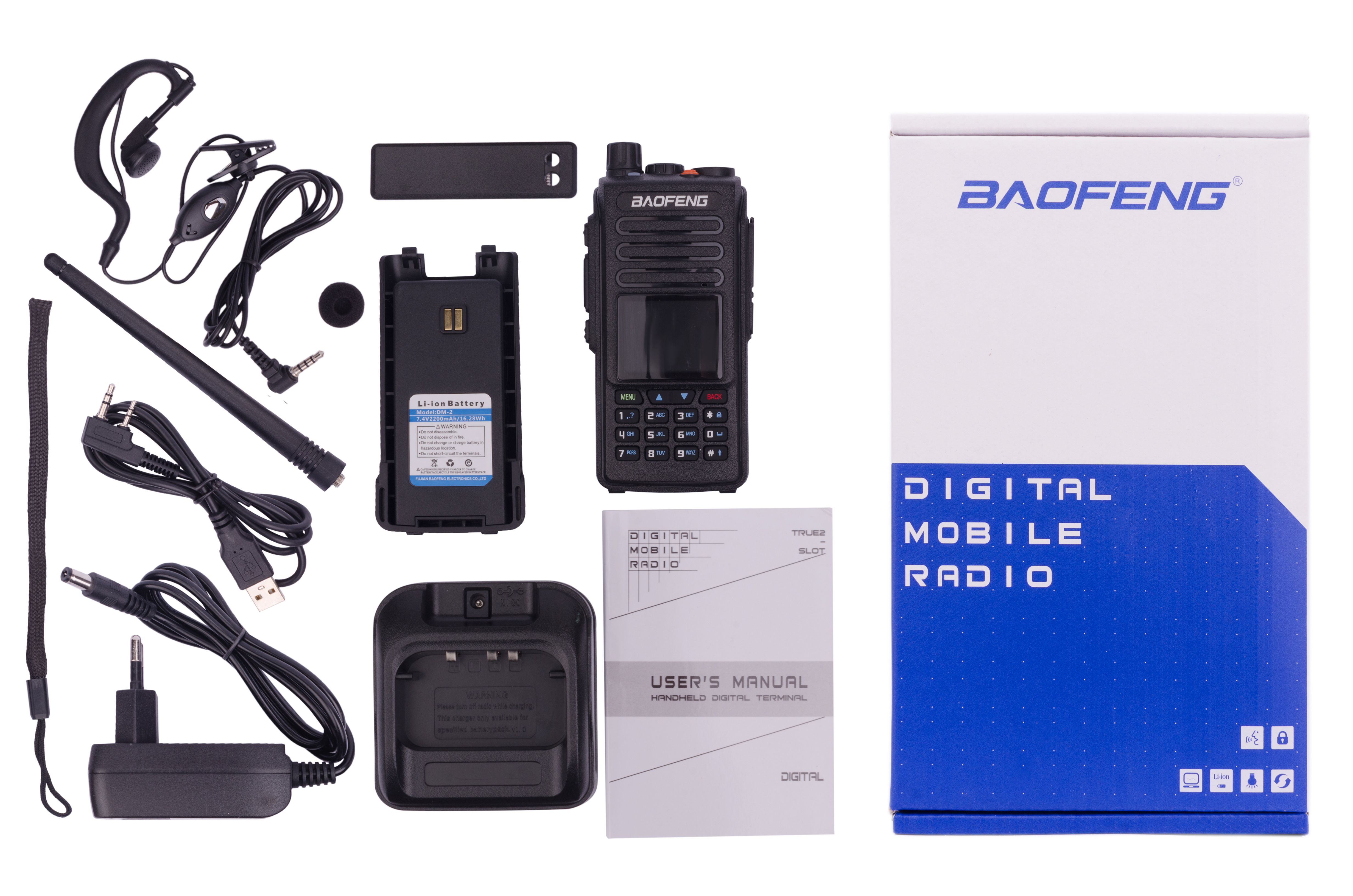 Цифровая Рация DMR Baofeng DM-1702 с GPS