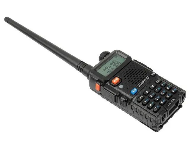 Комплект Baofeng UV-5R Black + Гарнітура Baofeng з кнопкою РТТ