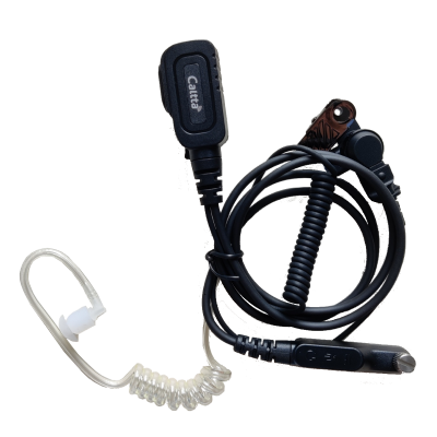 AA210 Detachable Transparent Acoustic Tube Earpiece with PTT