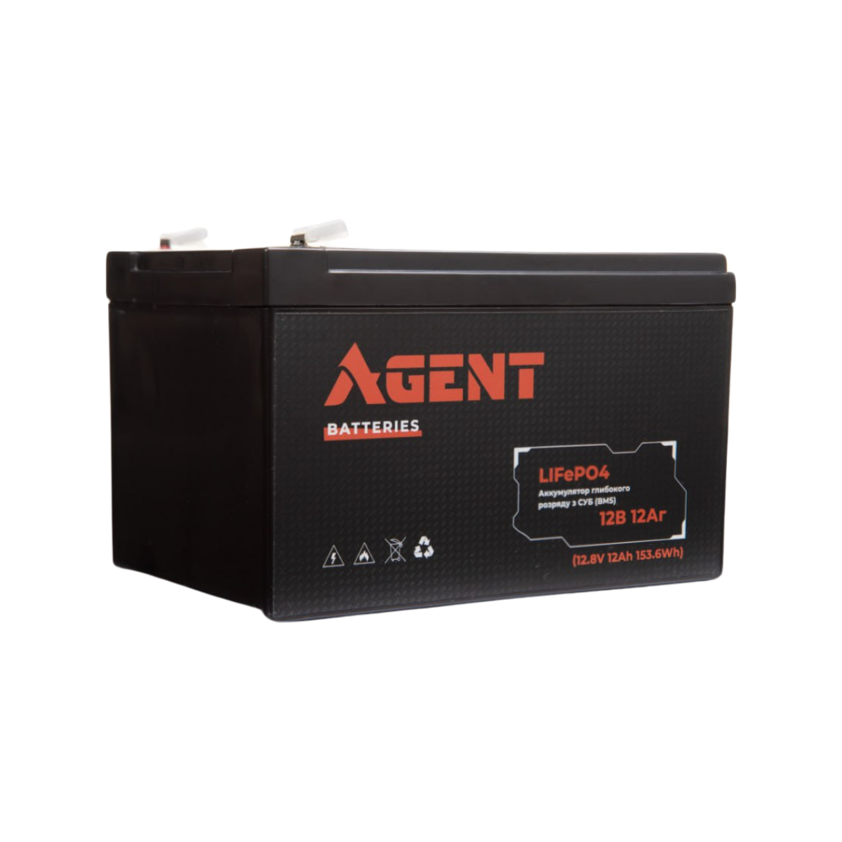 Акумулятор глибокого розряду AGENT LiFePO4 12V 12Ah