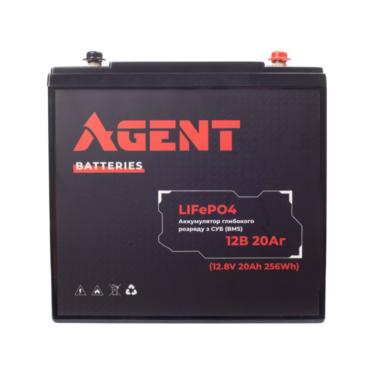 Акумулятор глибокого розряду AGENT LiFePO4 12V 20Ah